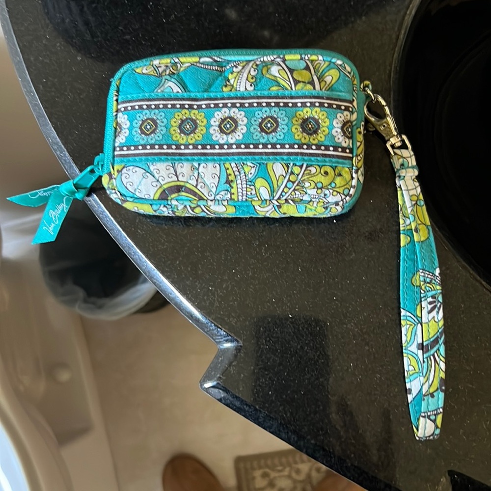 Vera Bradley clip and zip mini pouch